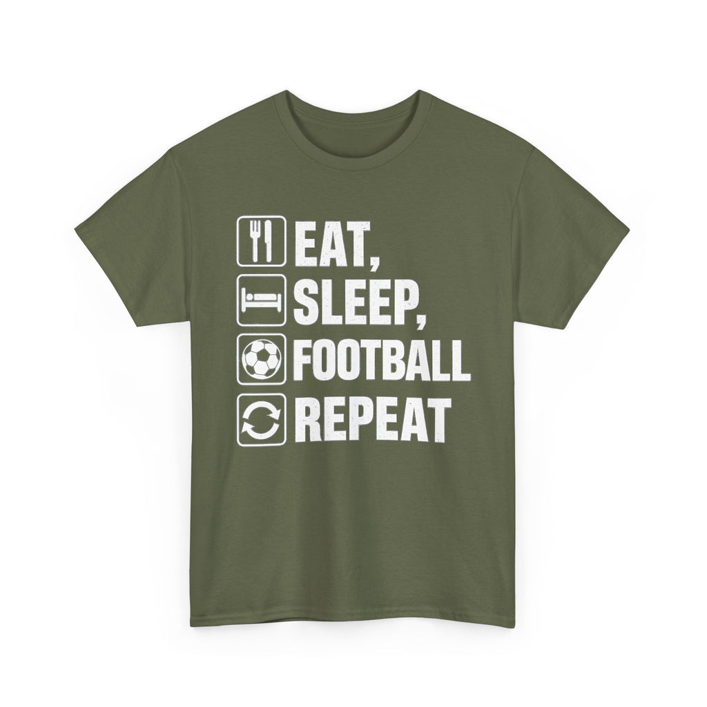 Football Eat Sleep Repeat T-Shirt