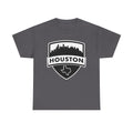 Houston Skyline Shield T-Shirt — Texas Outline City Pride Tee