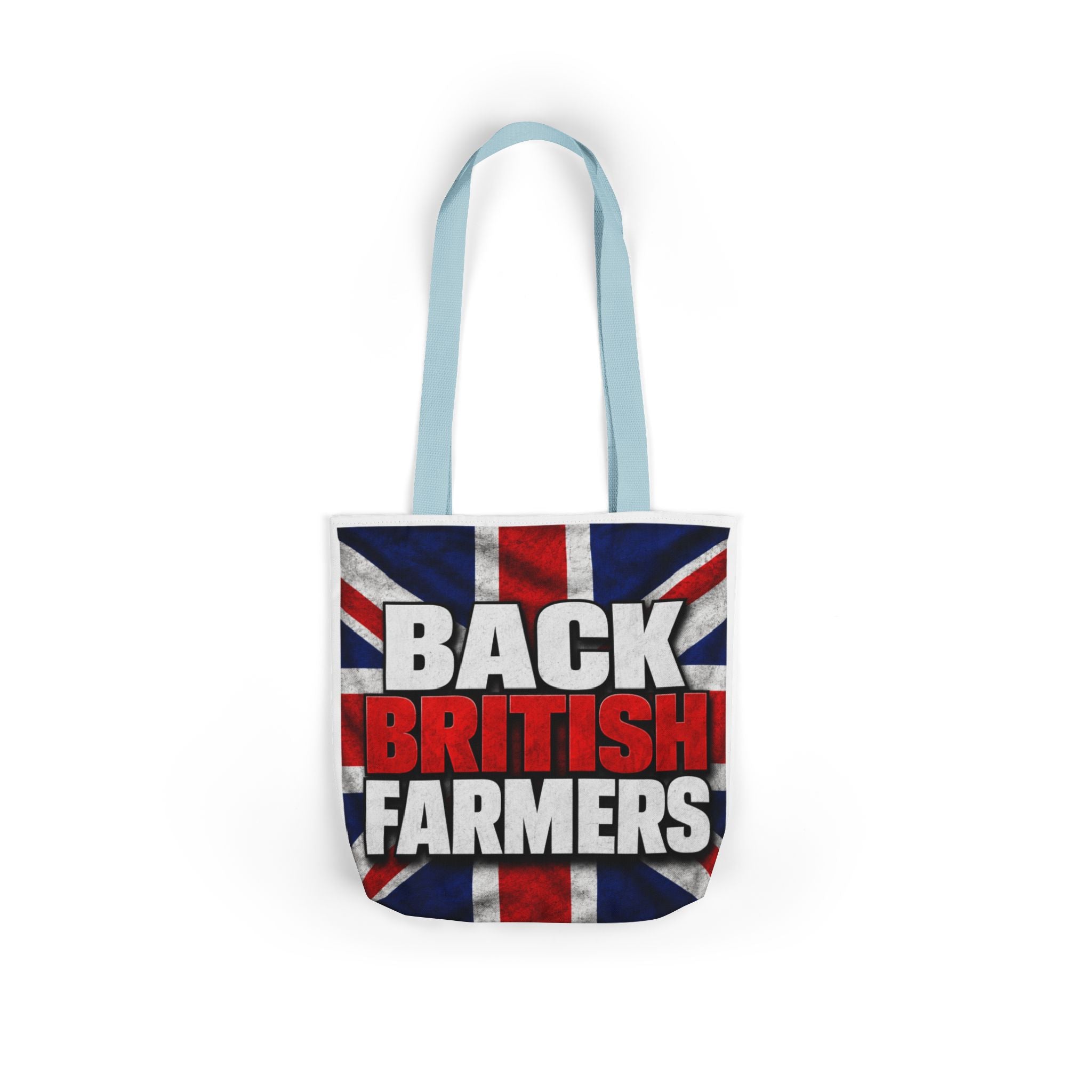 Back British Farmers Canvas Tote Bag — Union Jack Farming Support Tote