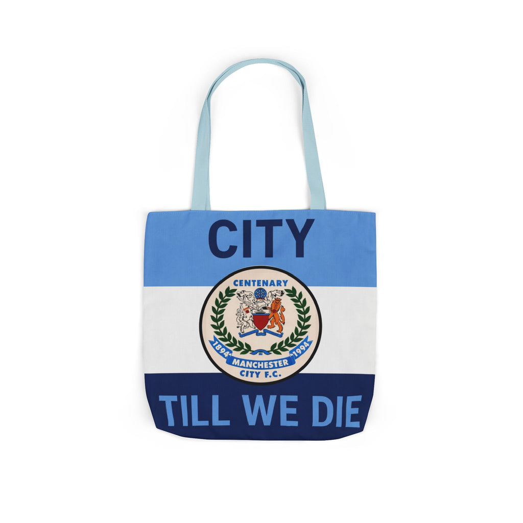 City Till We Die Canvas Tote Bag — Football Fan Flag Tote