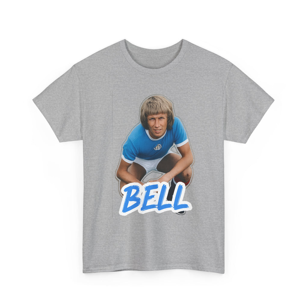Colin Bell Manchester City Legend Retro Soccer Tee — Vintage Player Graphic T-Shirt