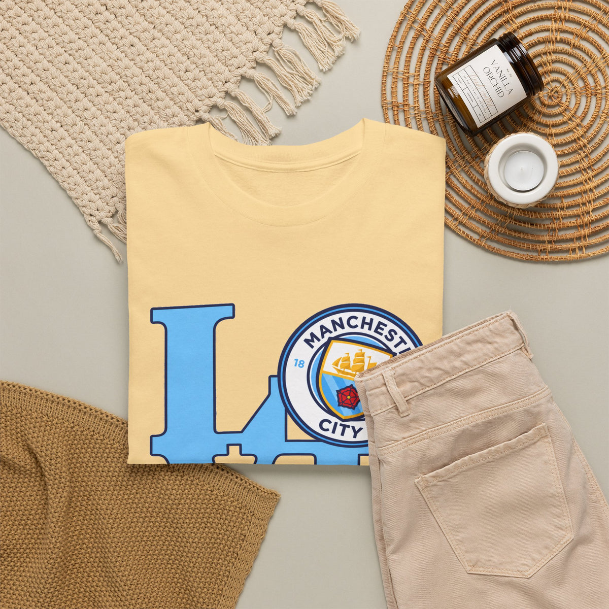 Manchester City LOVE Cotton T-Shirt