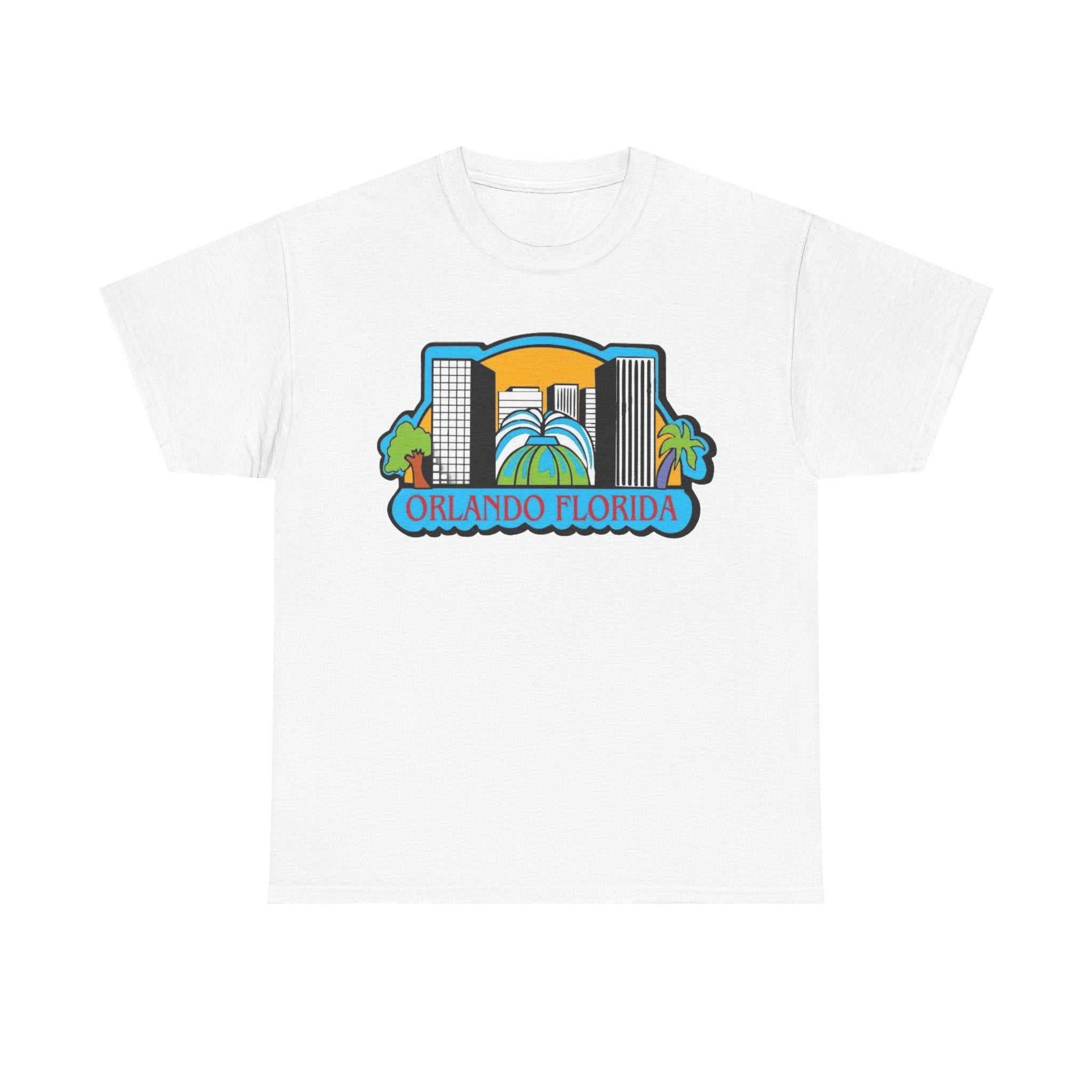Orlando Florida Retro Skyline T-Shirt
