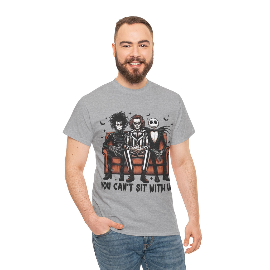 Johnny Depp Graphic Tee — 'You Can't Sit With Us' Halloween Horror Trio T-Shirt
