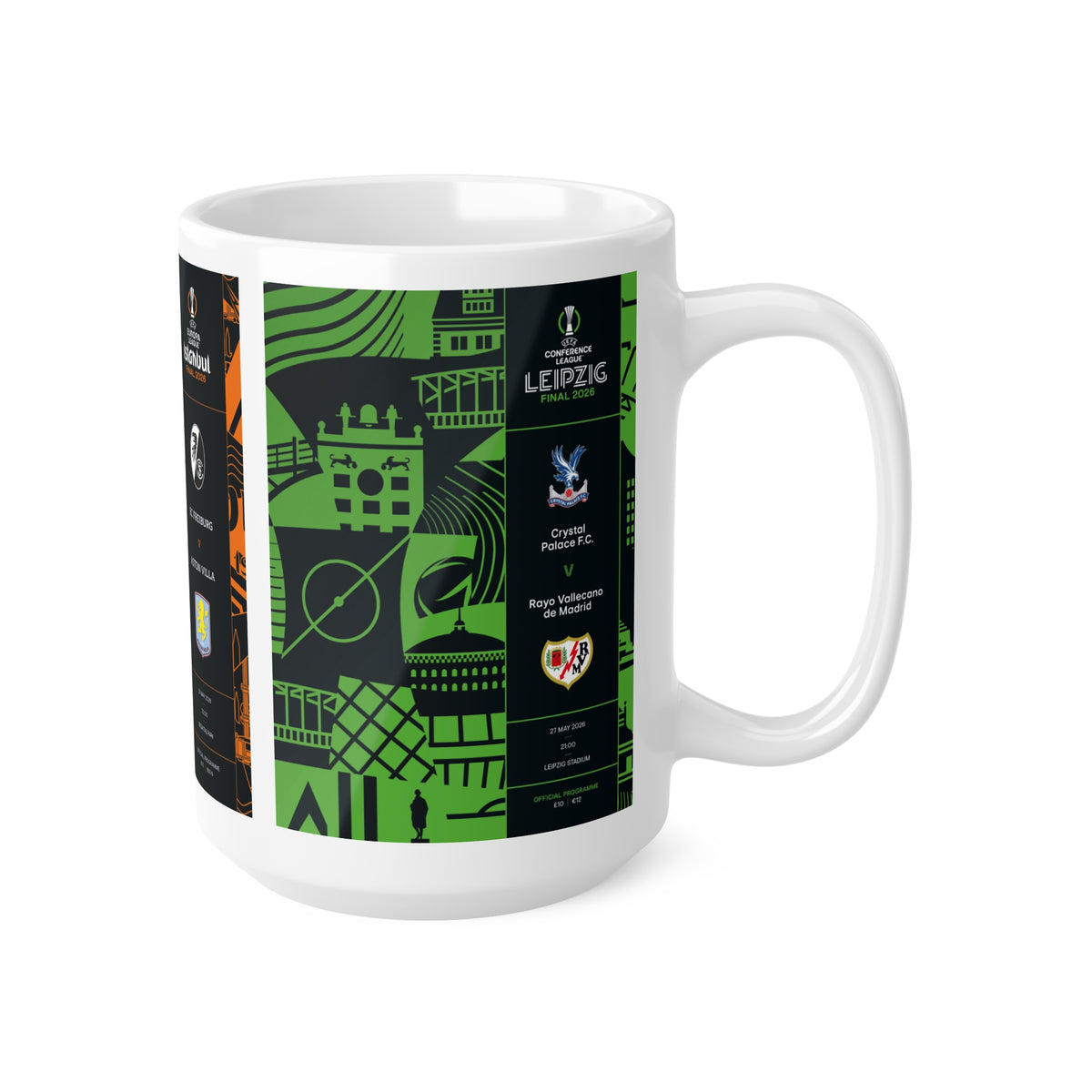 2026 UEFA Finals Programme Covers Inspired Ceramic Coffee Mug (11oz & 15oz)