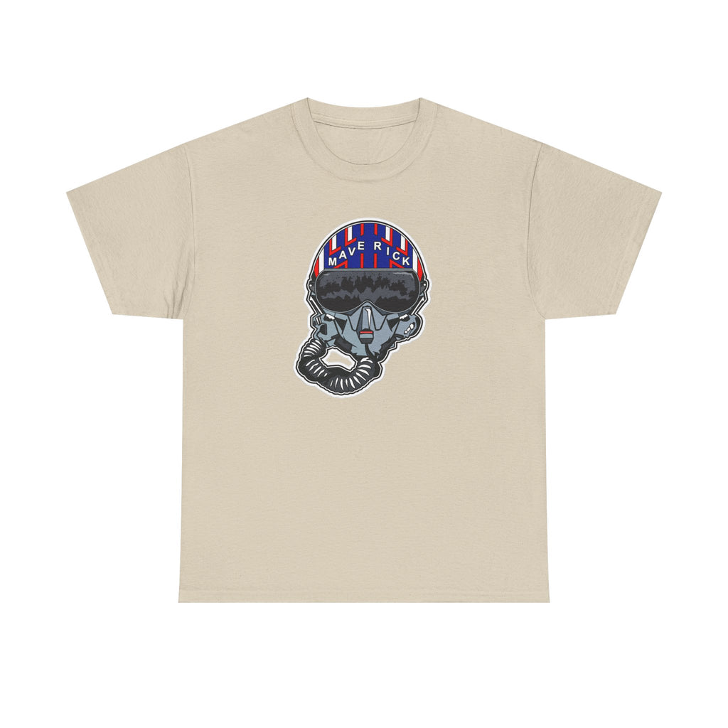 Skull Pilgrim Tee — Retro Striped 'Maverick' Helmet Graphic Shirt