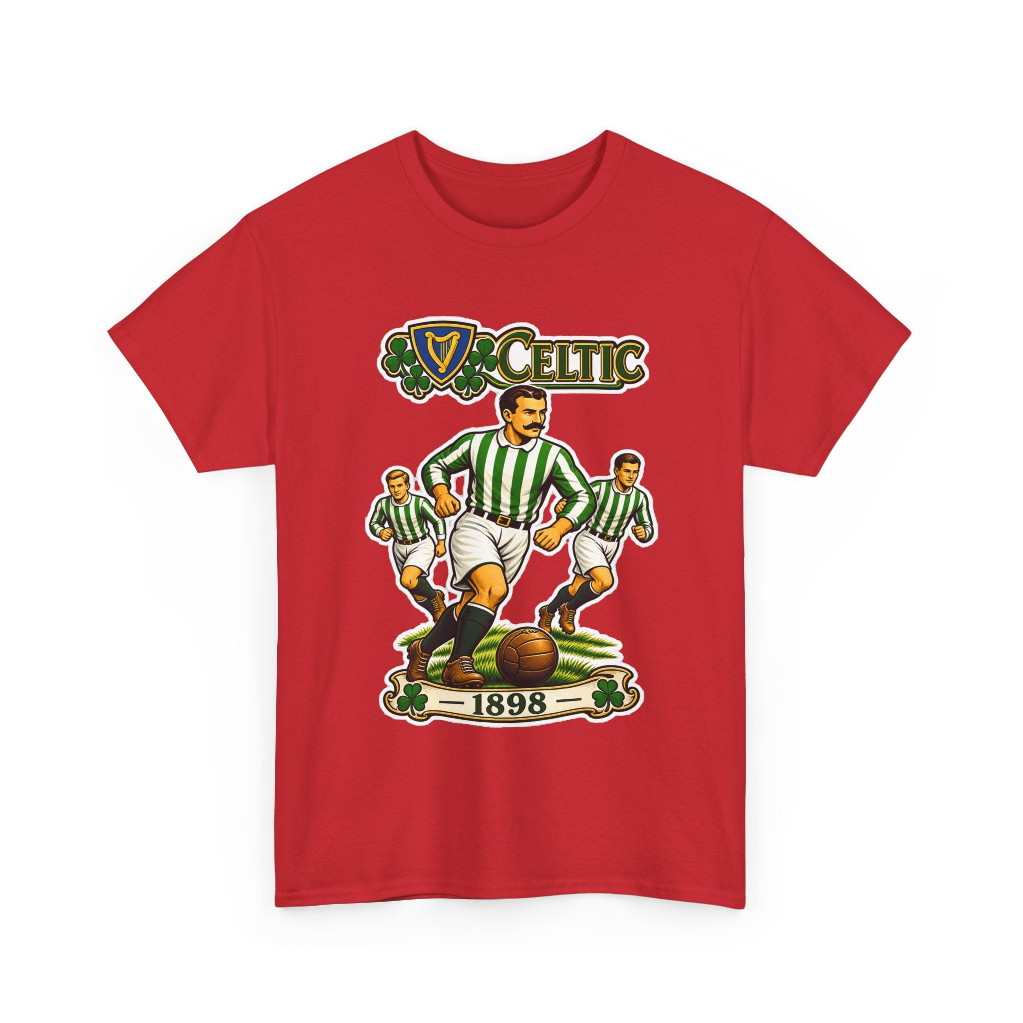 Celtic Football Retro Players Tee — 1898 Vintage Soccer Shirt
