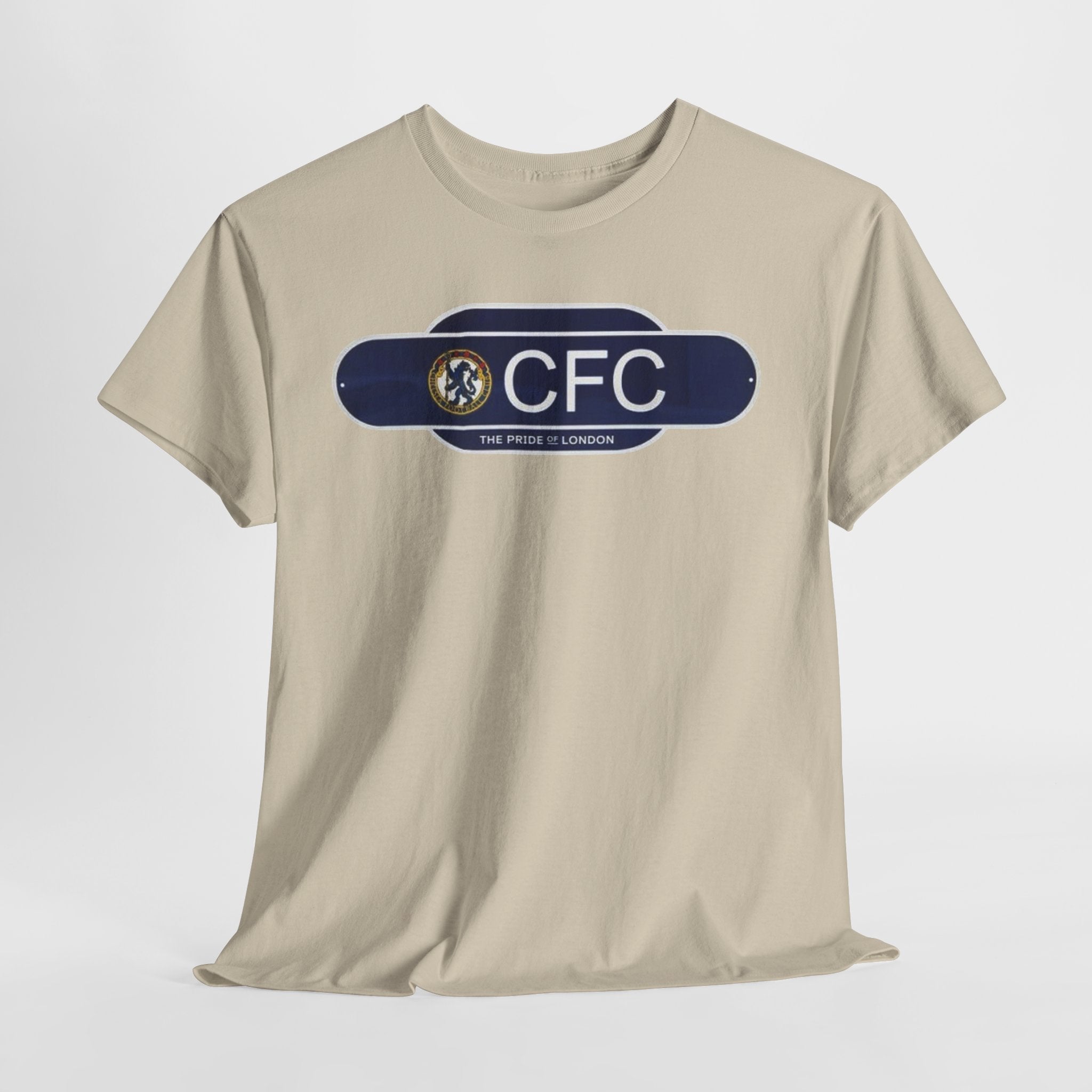 Chelsea Railway Sign Crest Logo T‑Shirt — Retro Football Badge Tee