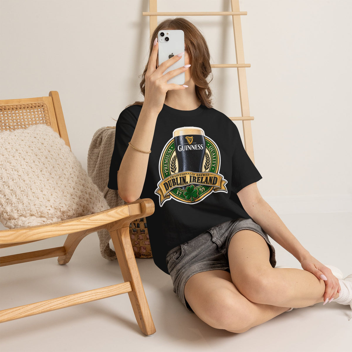 Guinness Dublin Ireland Graphic Cotton T-Shirt
