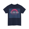 Florida Sunset Palm T-Shirt — Retro Beach Vacation Tee