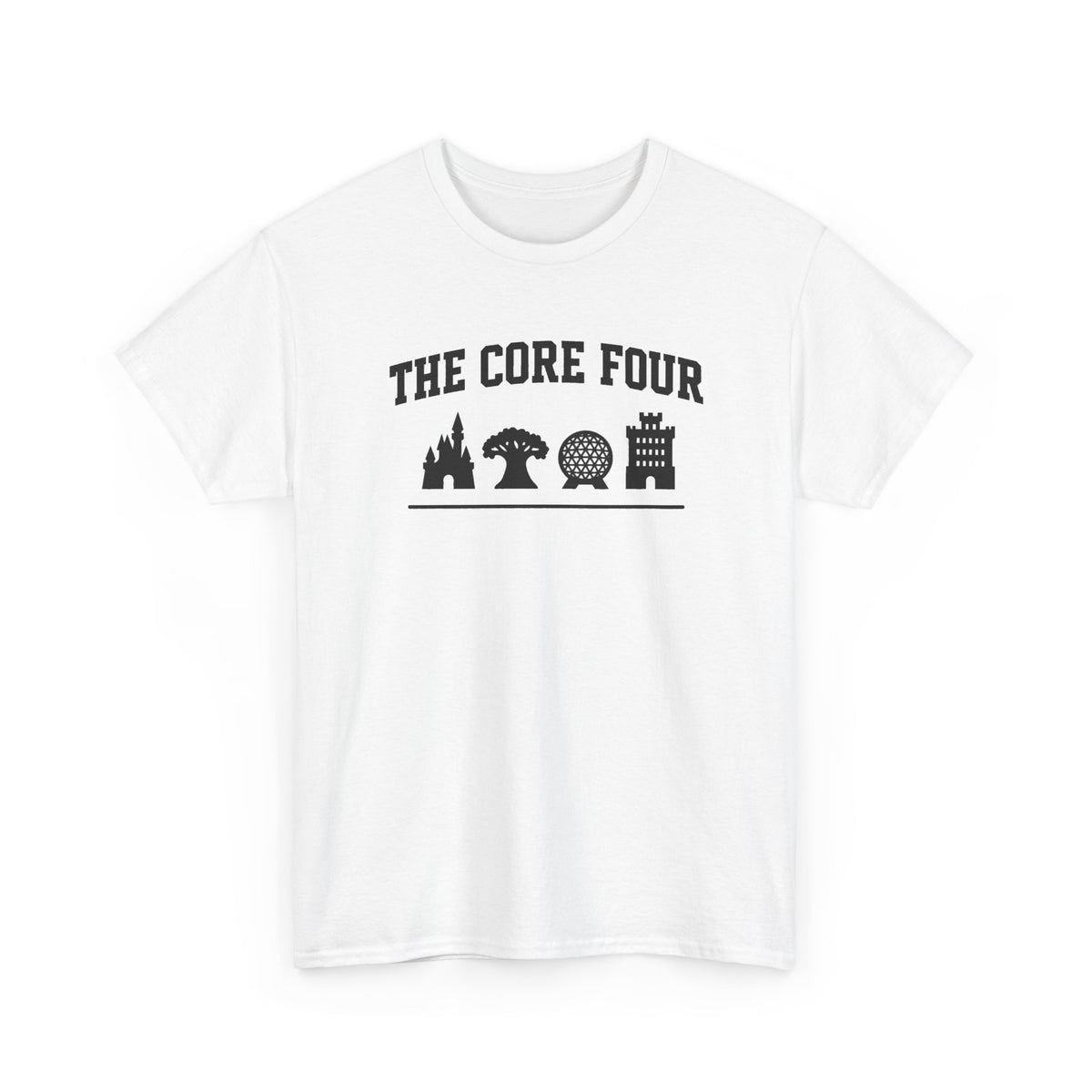 The Core Four Walt Disney World Unisex Heavy Cotton Tee