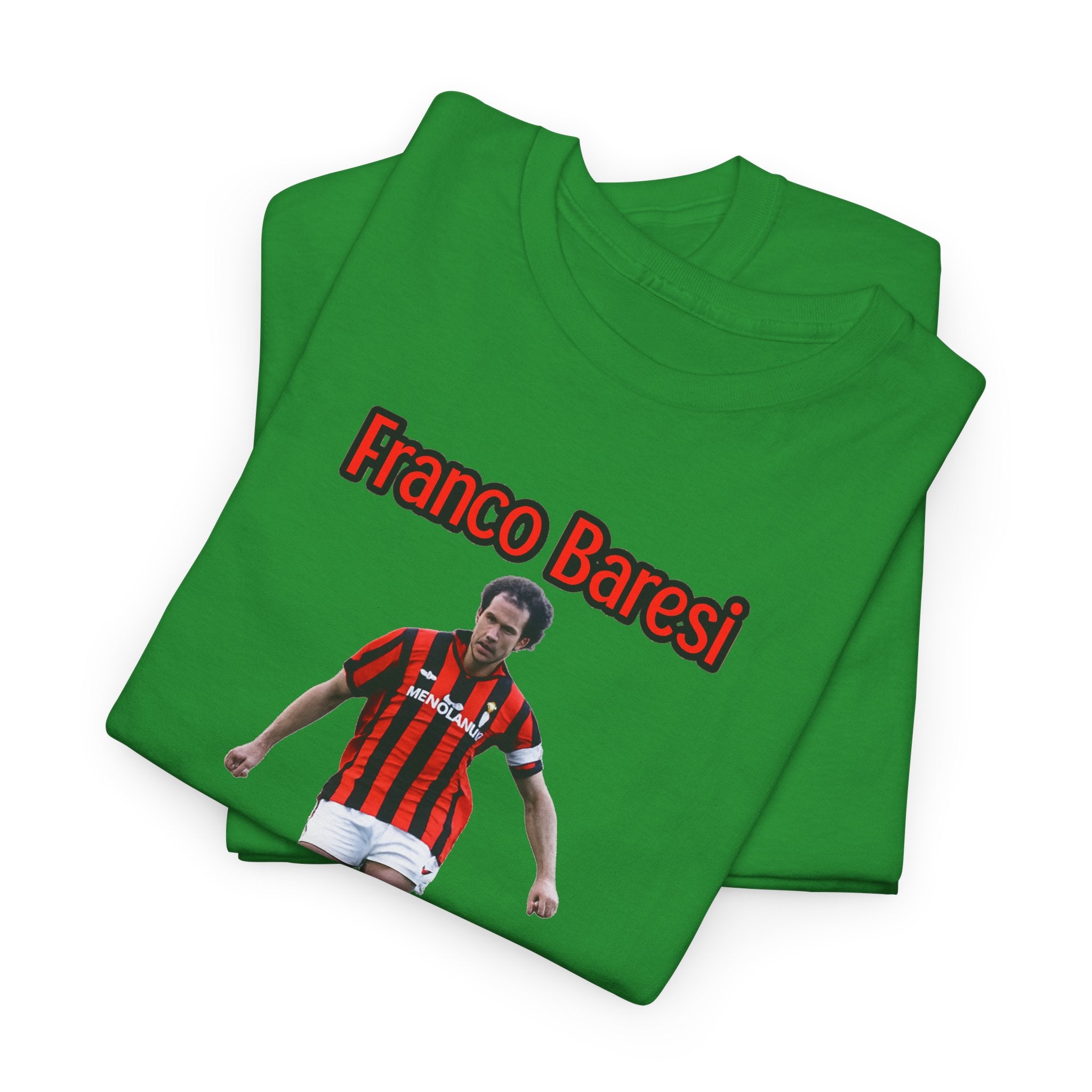 Franco Baresi Legend Tee — AC Milan Retro Soccer Graphic T-Shirt
