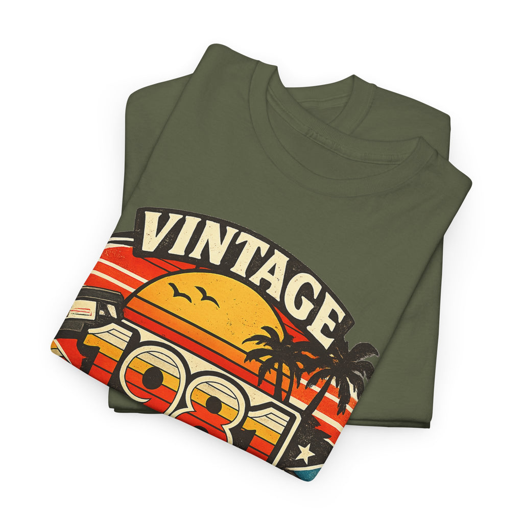 Vintage 1981 Retro Tee — 80s Nostalgia Graphic T-Shirt