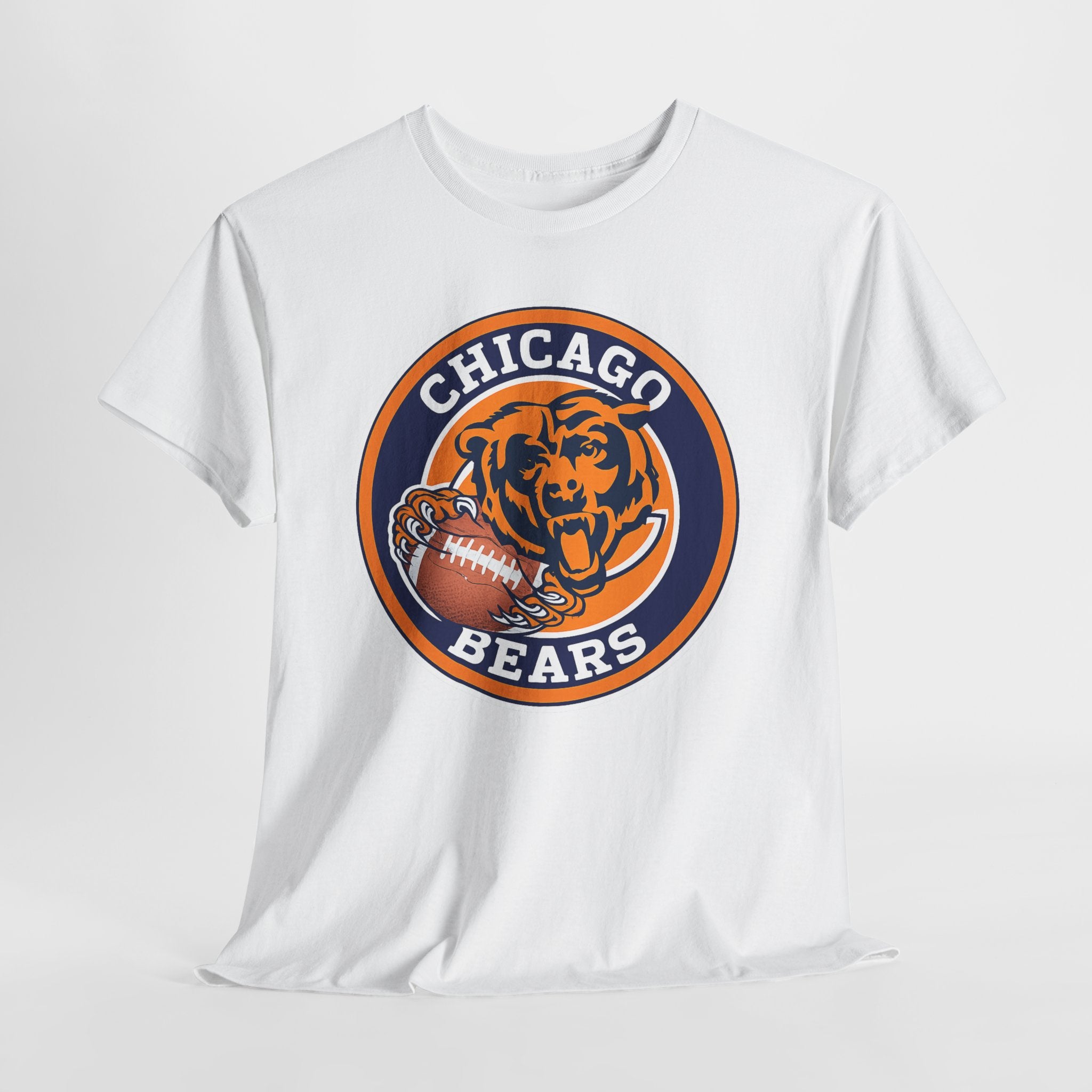 Chicago Bears Vintage Football Tee - Cotton T-Shirt