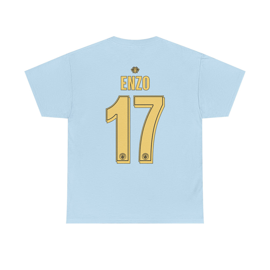 Enzo Fernandez Manchester City Inspired Cotton T-Shirt