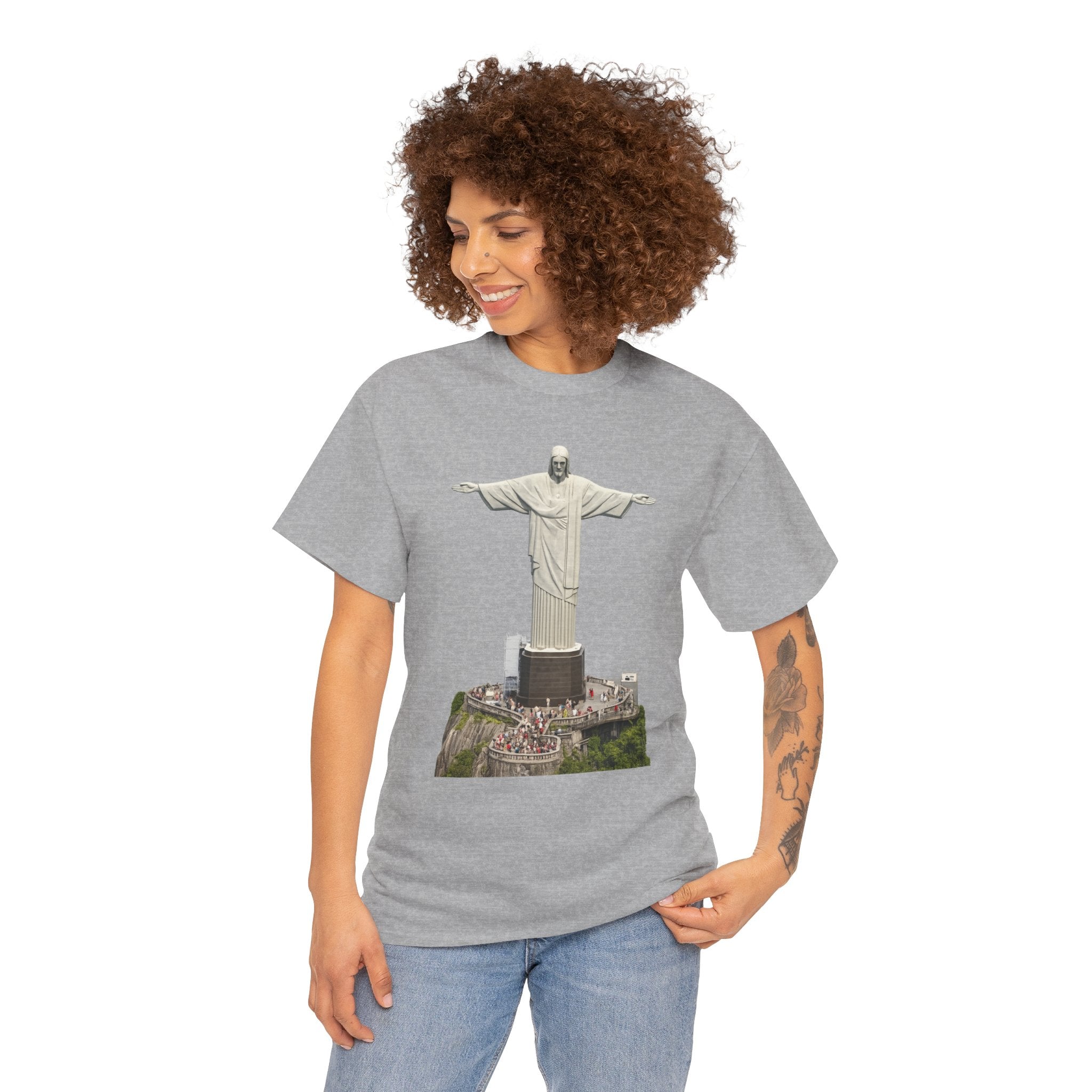 Christ the Redeemer Rio T-Shirt — Brazil Travel & Faith Souvenir Tee