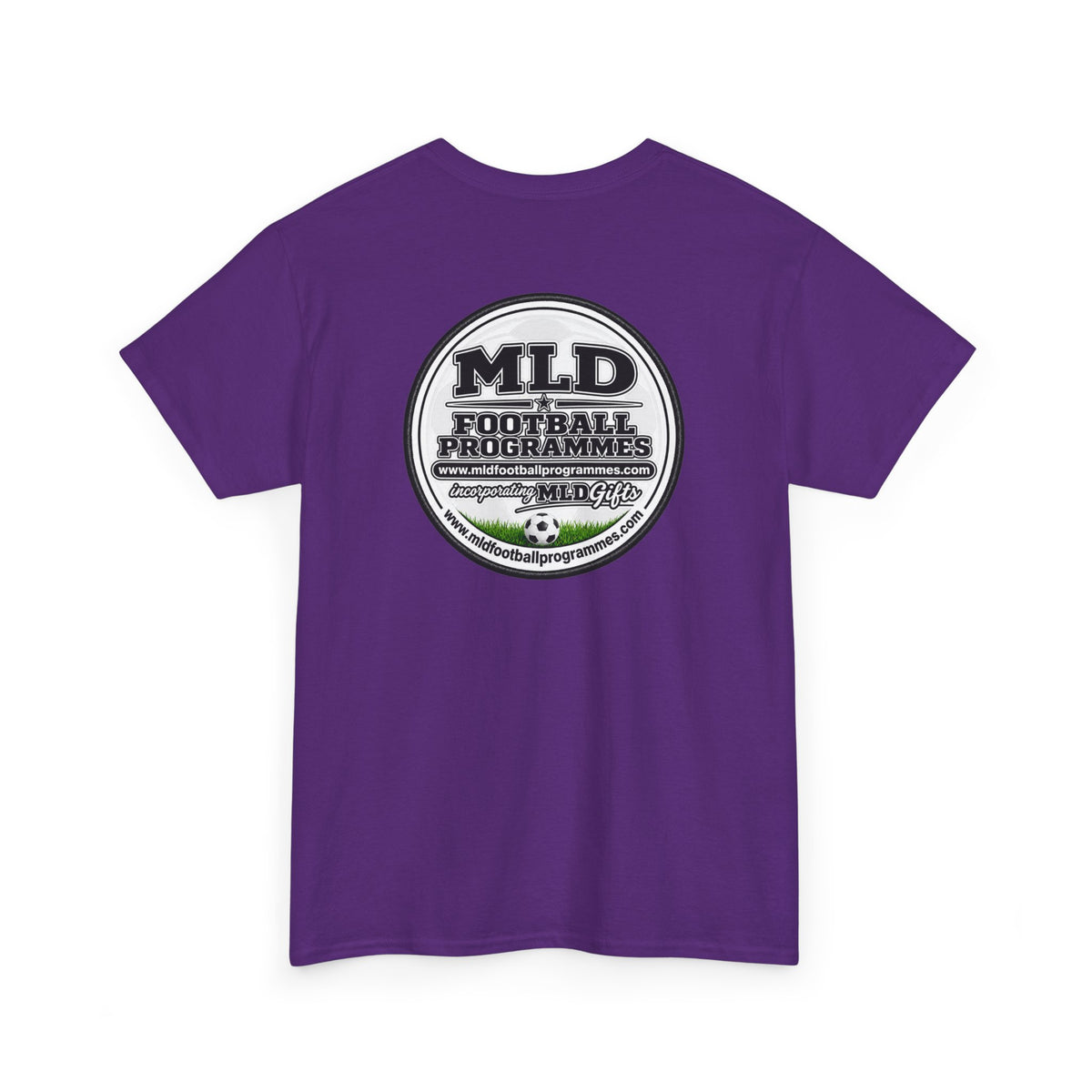 MLD Football Programmes Vintage Logo Cotton T-Shirt