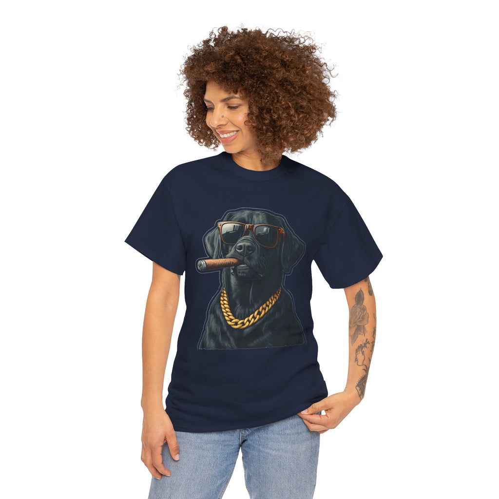 Cool Rottweiler Smoking Cigar Graphic Tee — Dog Lover Streetwear