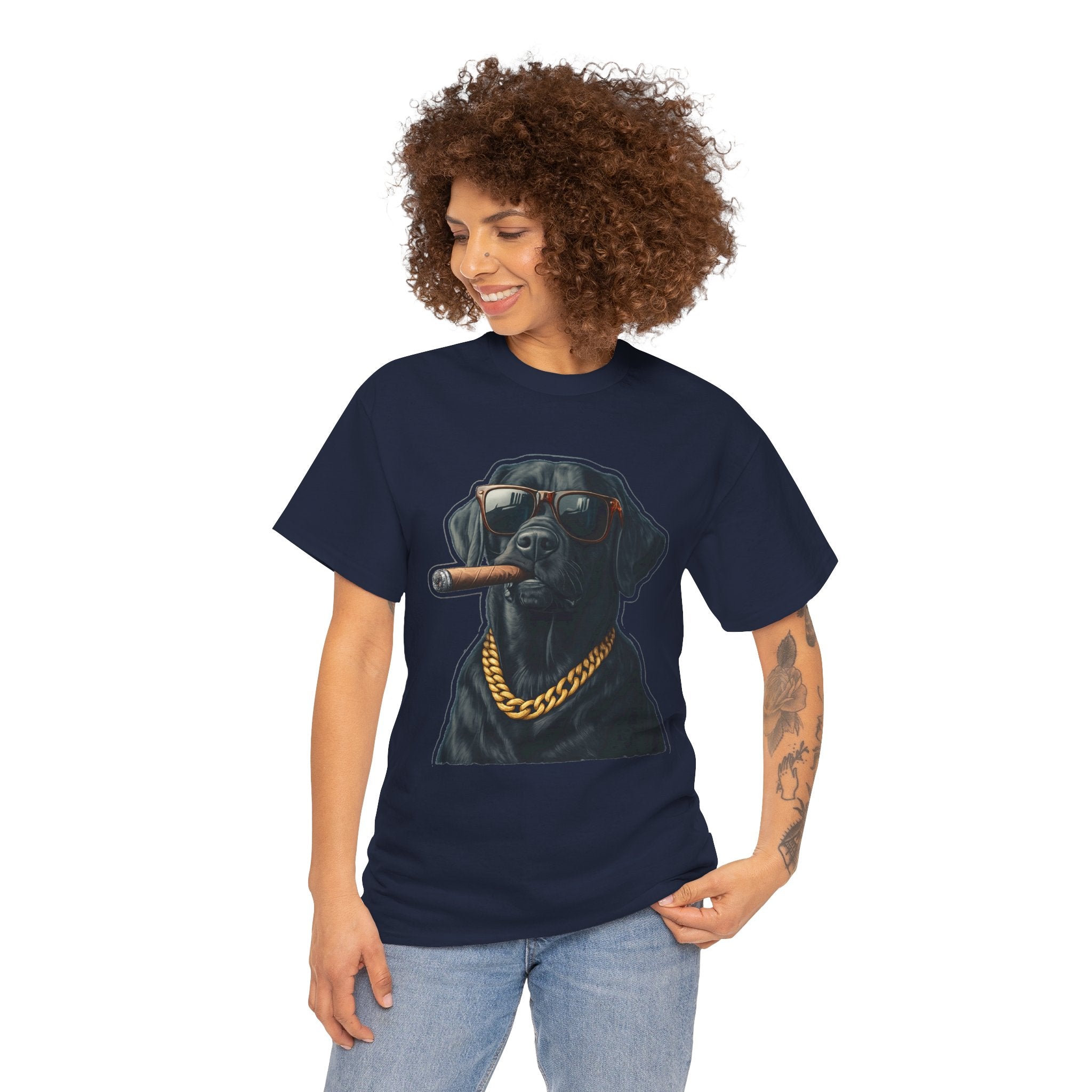 Cool Rottweiler Smoking Cigar Graphic Tee — Dog Lover Streetwear