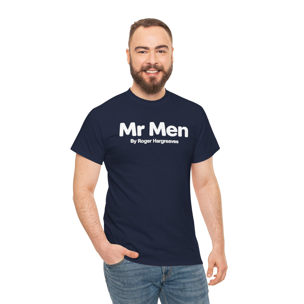 Mr Men T-Shirt – Retro 'Mr Men by Roger Hargreaves' Logo Tee