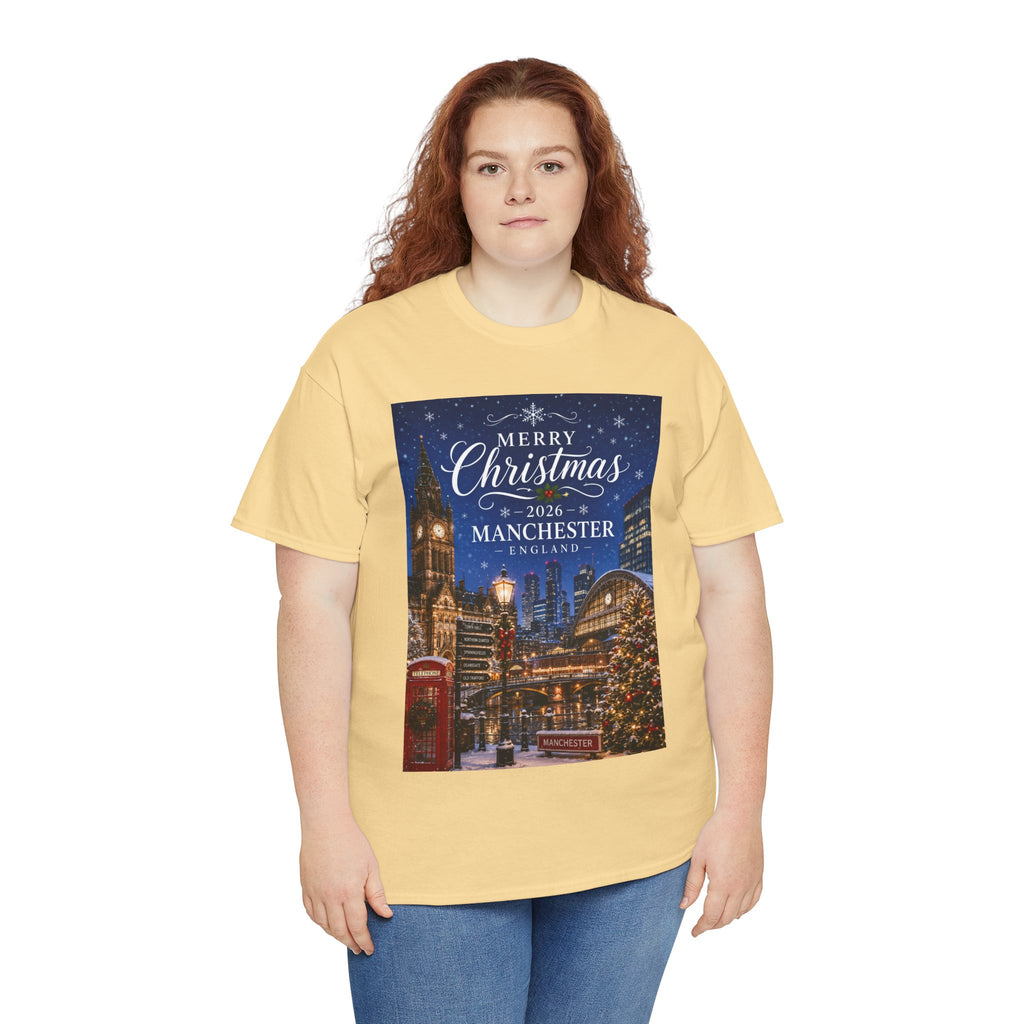 Manchester Christmas Tee — Merry Christmas 2026 Holiday T‑Shirt