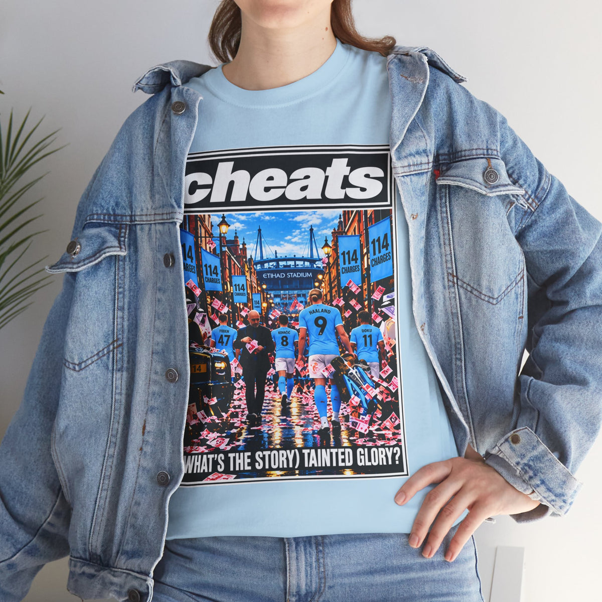 Cheats “What’s the Story? Tainted Glory?” Sports Graphic Cotton T-Shirt