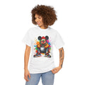 Mickey Mouse Streetwear Graphic Tee — Colorful Hip-Hop Mouse Design