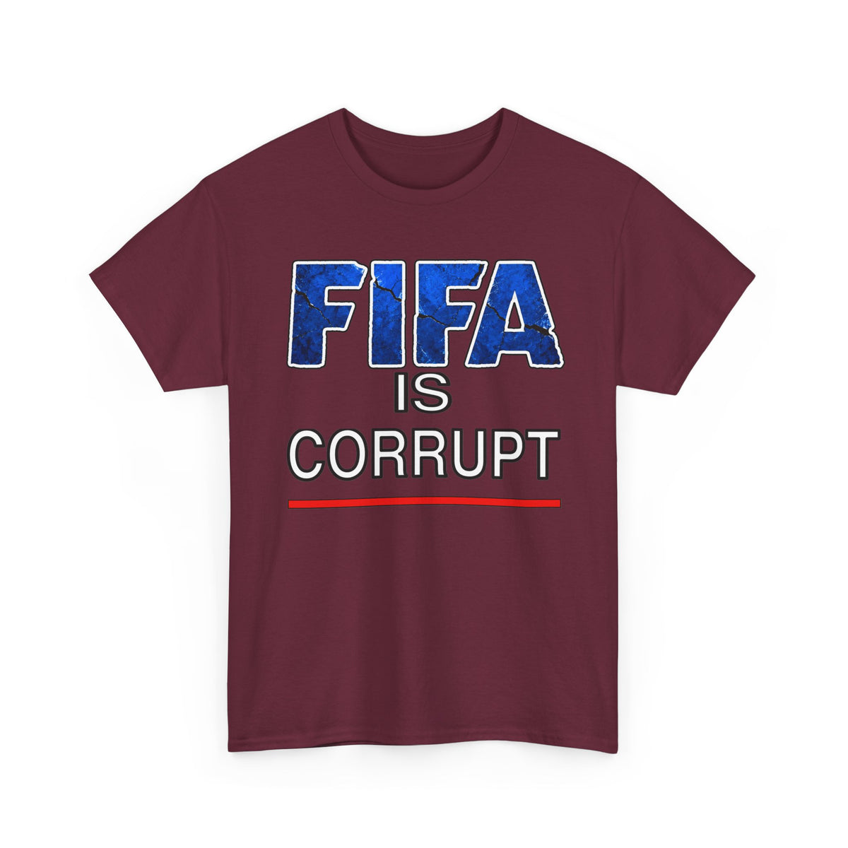 FIFA Is Corrupt Graphic Tee – Anti-FIFA Protest Soccer T-Shirt