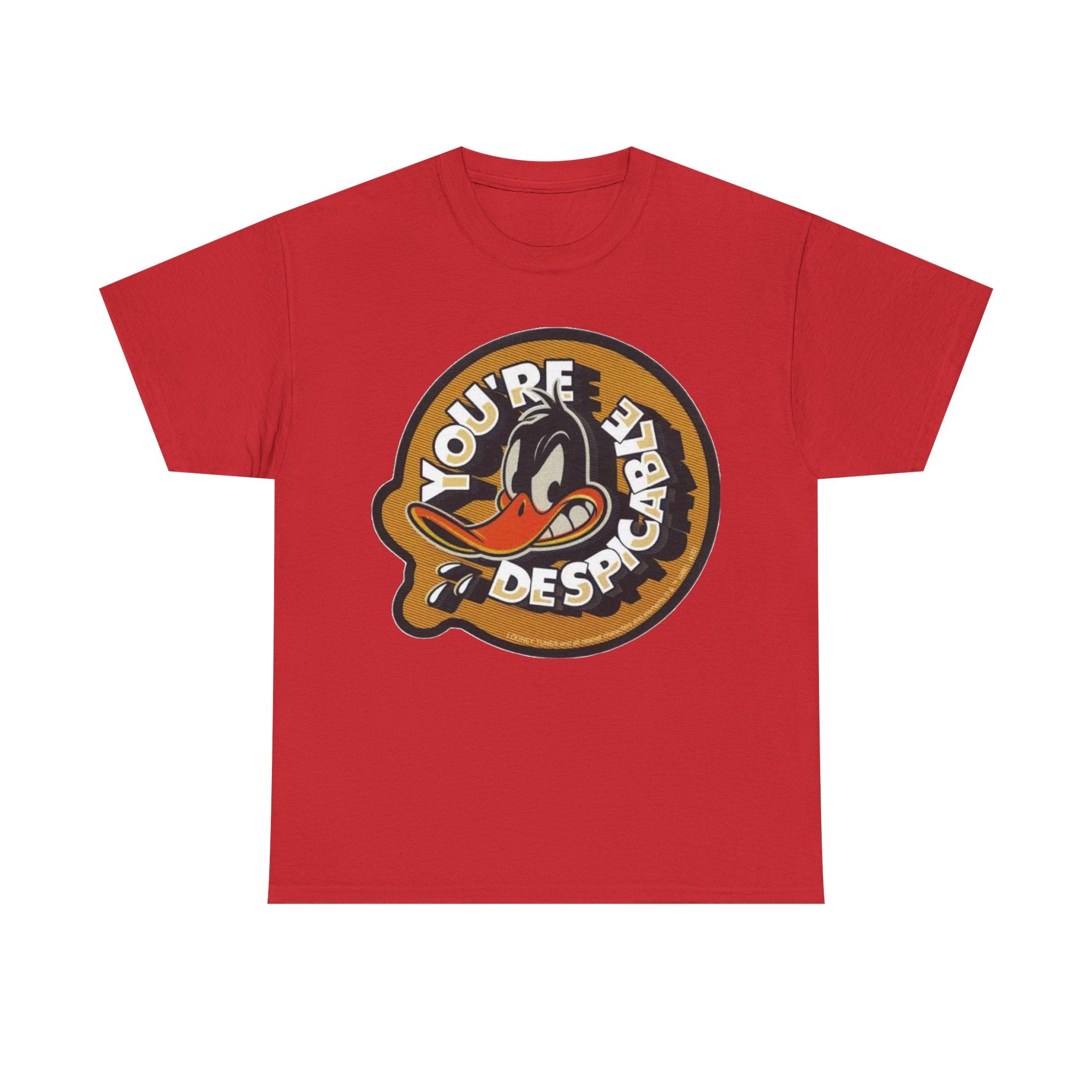 Vintage Daffy Duck Graphic Tee — “You're Despicable” Retro Cartoon Shirt