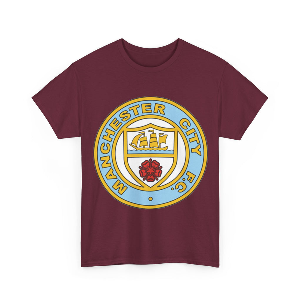 Manchester City FC Retro Crest T-Shirt – Retro Football Fan Tee