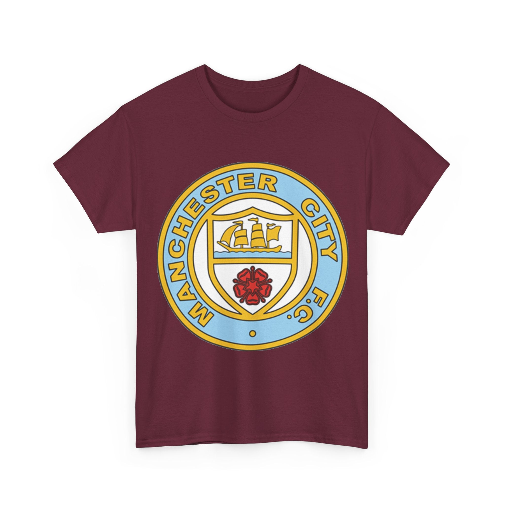 Manchester City FC Retro Crest T-Shirt – Retro Football Fan Tee