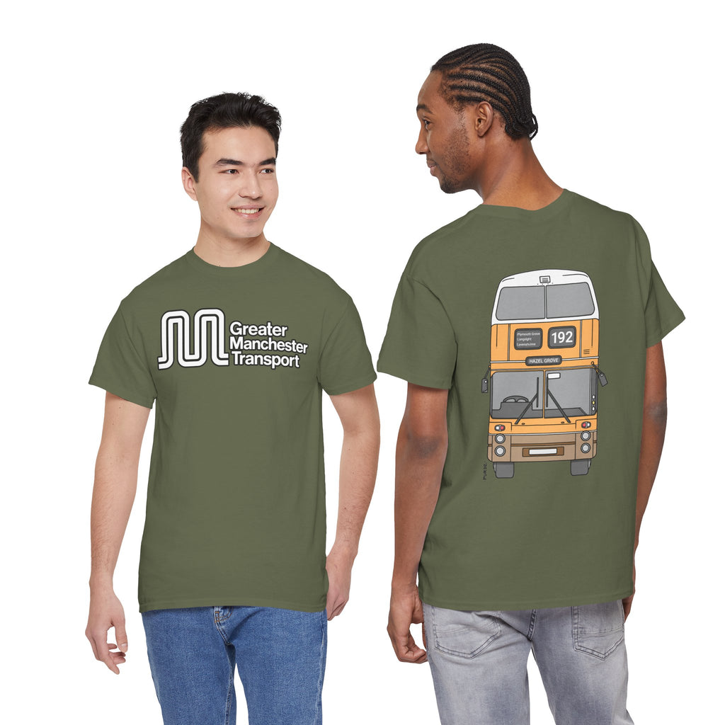 Greater Manchester Transport Tee – Vintage Bus Graphic T-Shirt