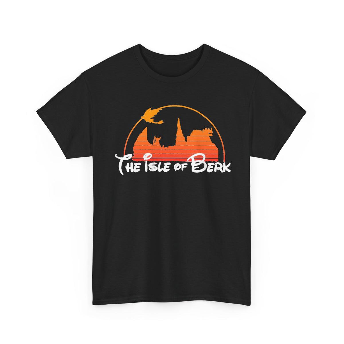 Isle of Berk Sunset Tee — How to Train Your Dragon Inspired Graphic T-Shirt