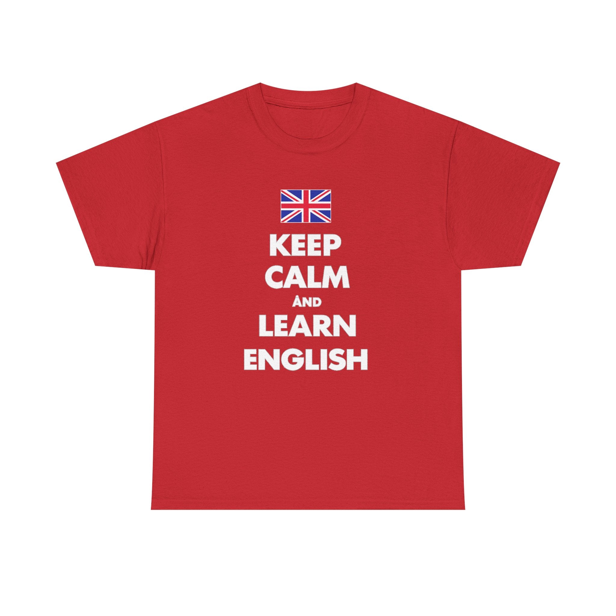 Keep Calm and Learn English T‑Shirt