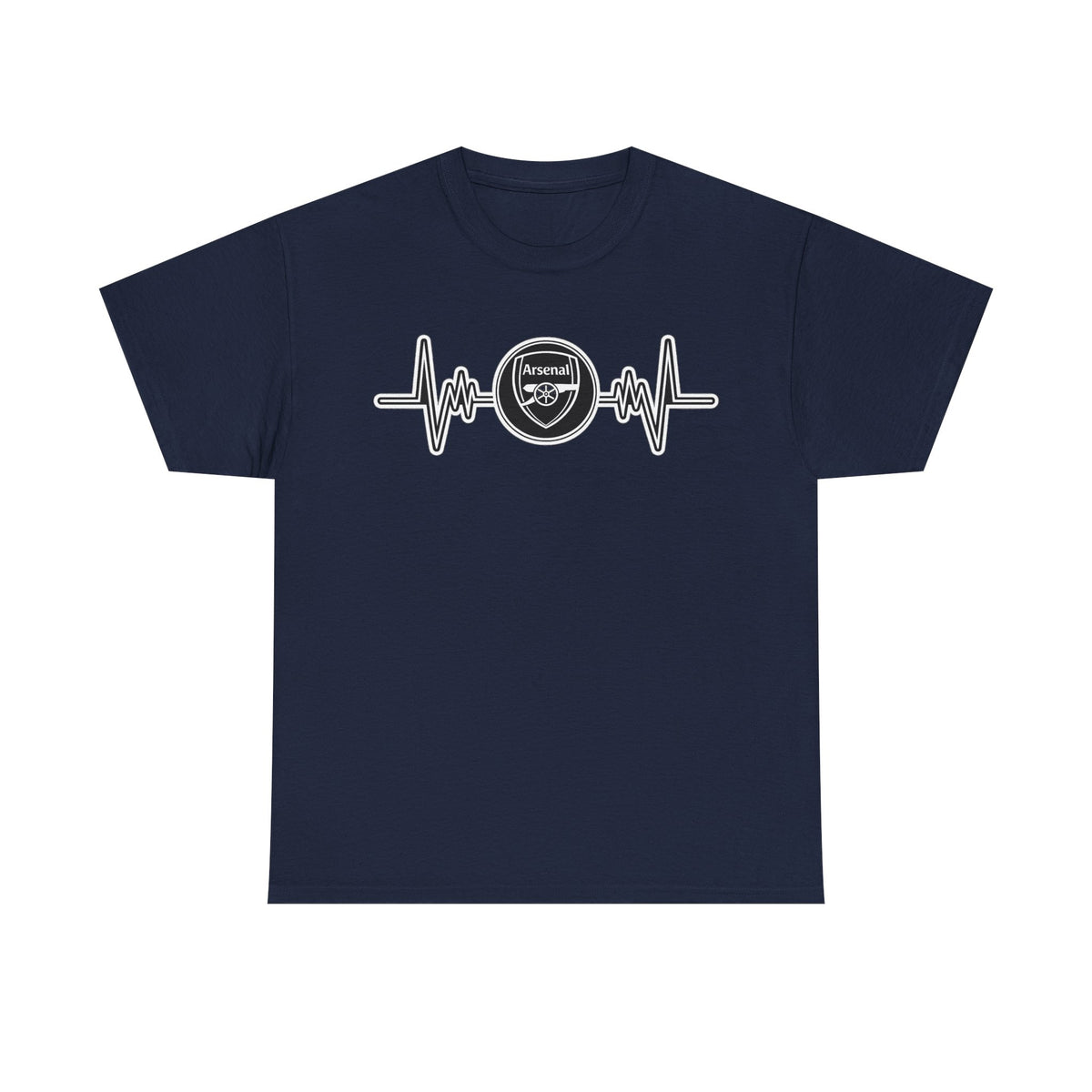 Arsenal Heartbeat T-Shirt — Premier League Fans’ Cotton Tee