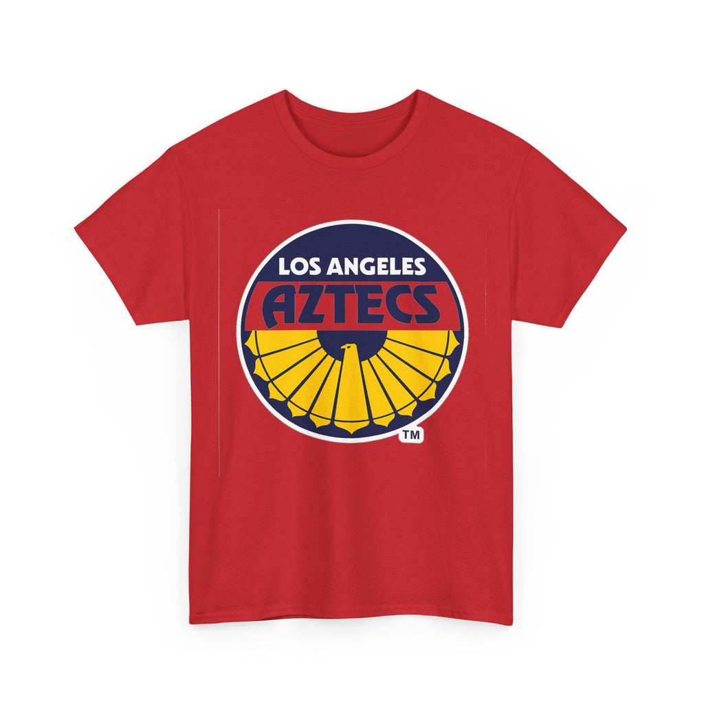 Los Angeles Aztecs Vintage Logo Cotton T-Shirt