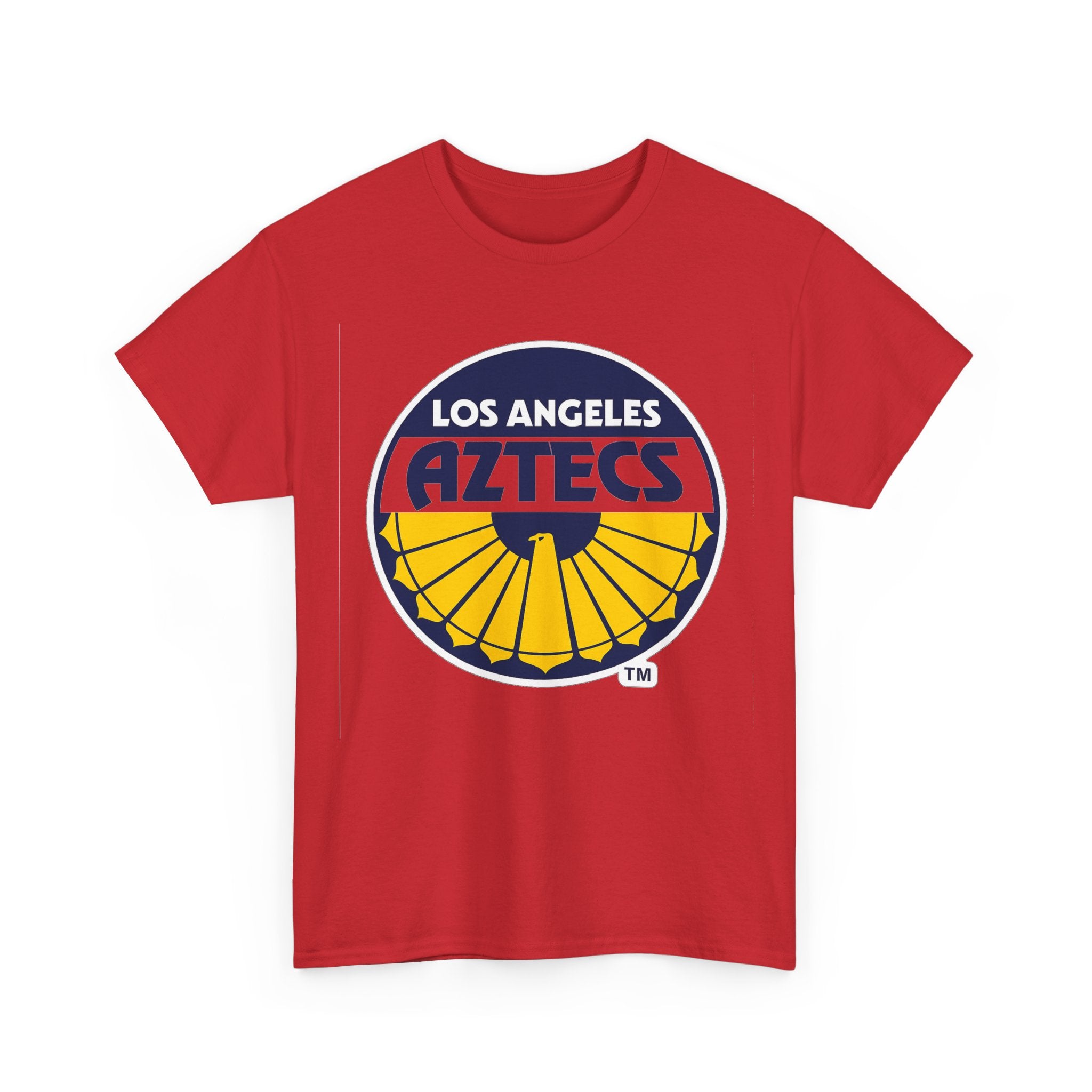 Los Angeles Aztecs Vintage Logo Cotton T-Shirt