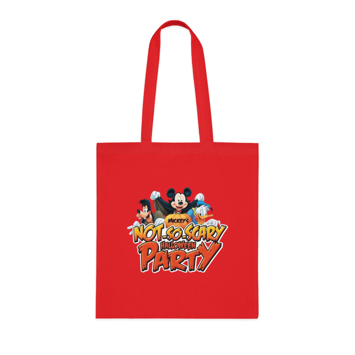 Mickey "Not So Scary Halloween Party" Cotton Tote — Disney Trick-or-Treat Bag