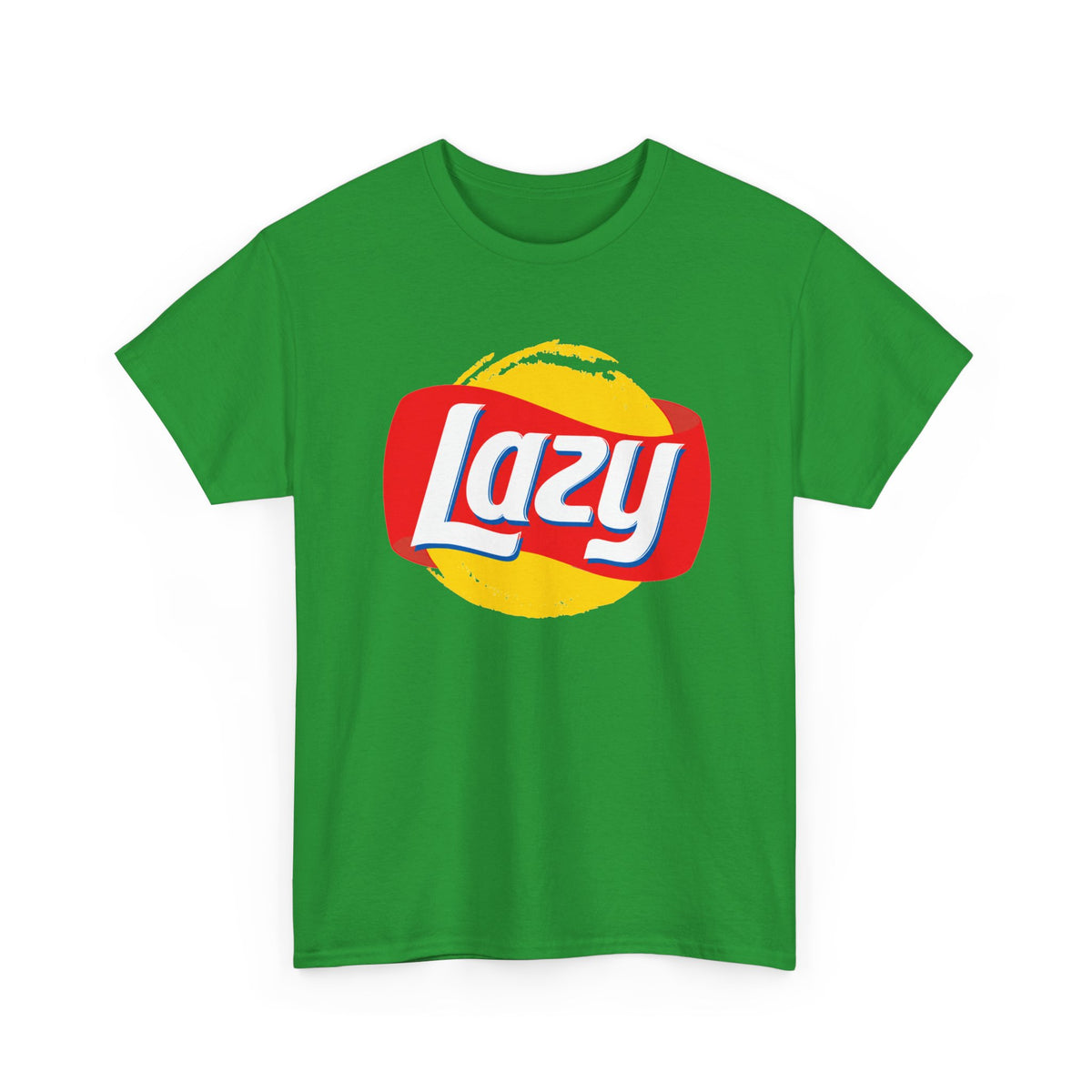Lazy Logo T‑Shirt — Retro Snack-Inspired Graphic Tee