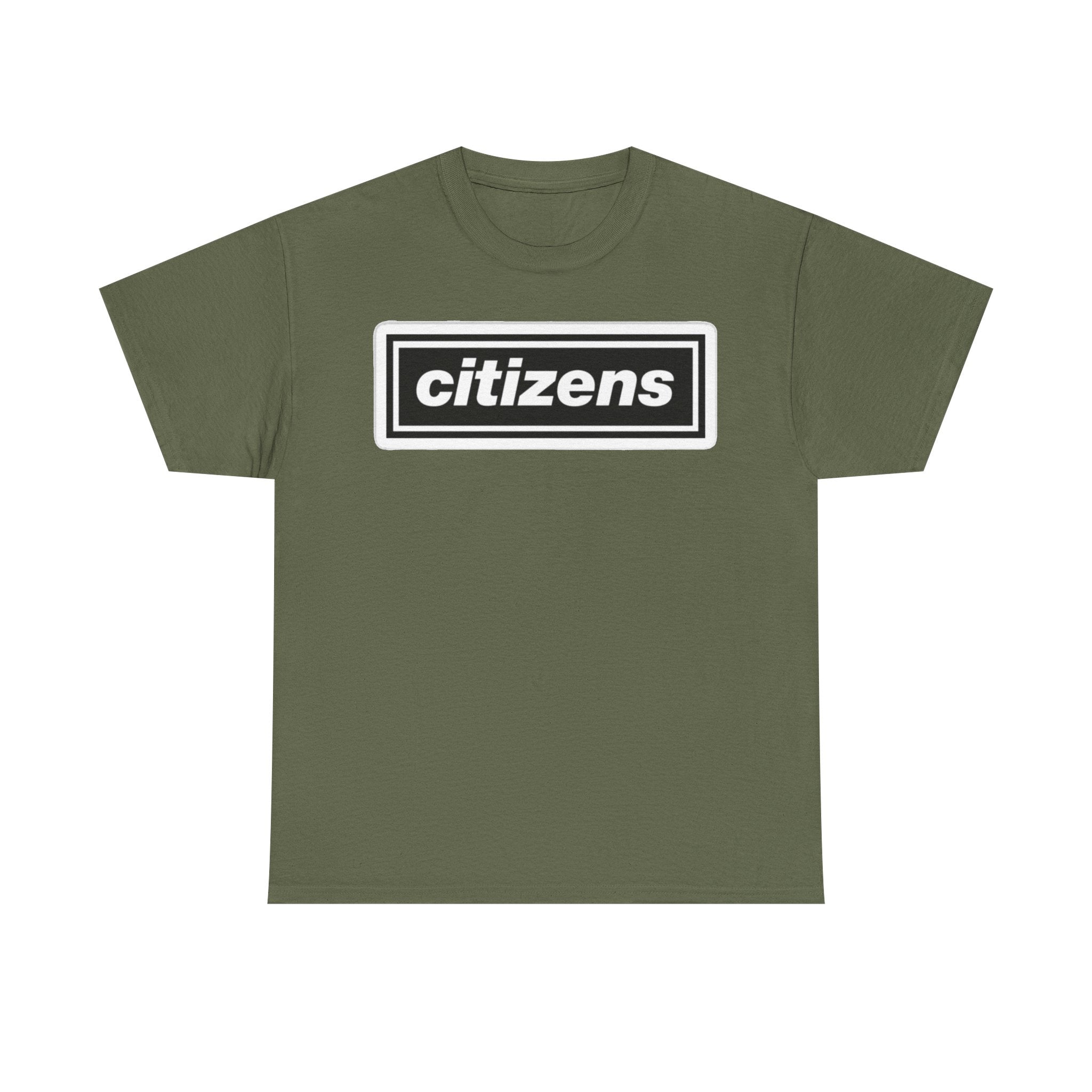 Citizens Manchester City Logo T-Shirt — Minimal Retro Box-Logo Tee
