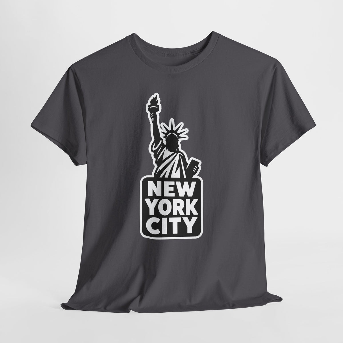 New York City Statue of Liberty Graphic Cotton T-Shirt / Tee
