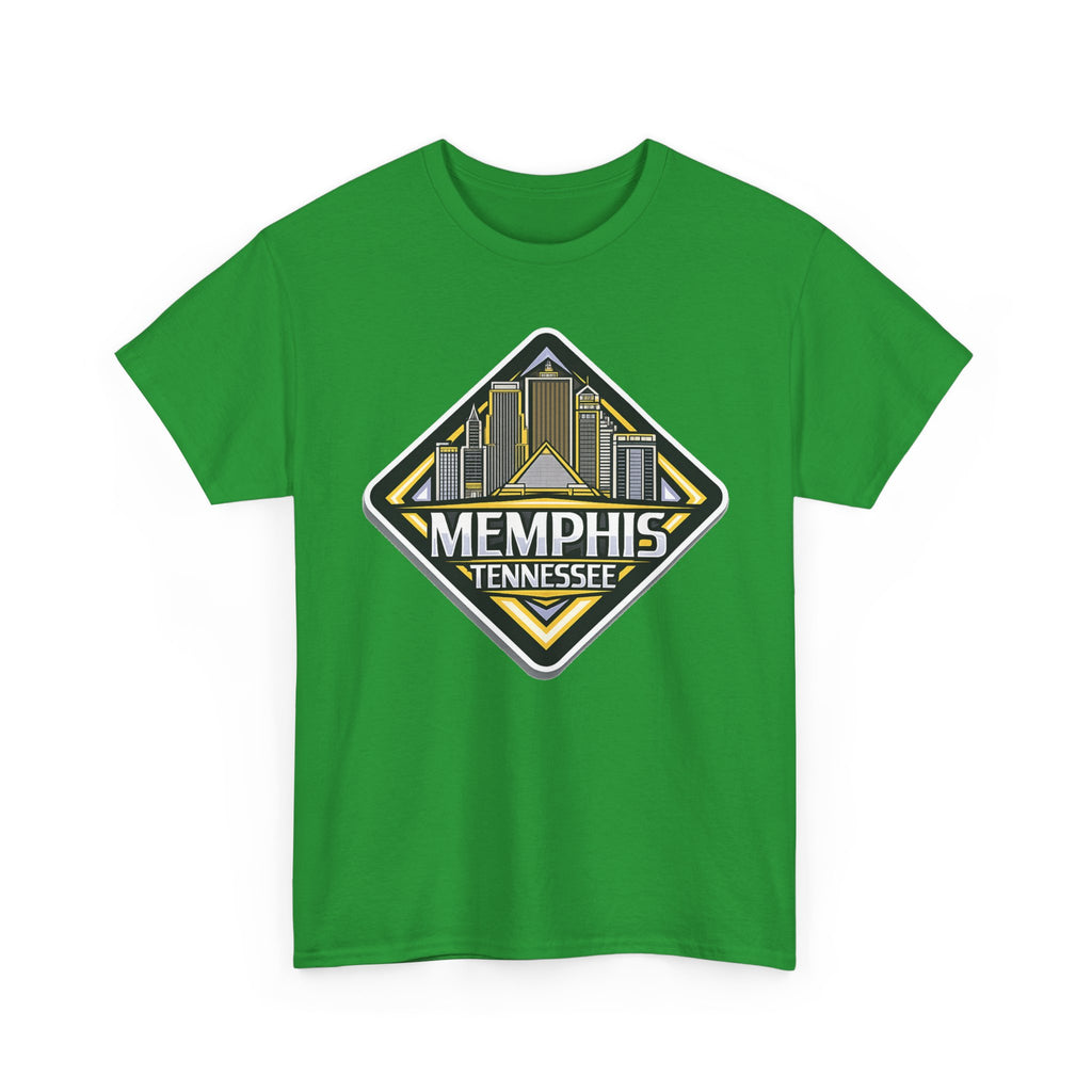 Memphis Tennessee Skyline T‑Shirt — Retro City Badge Tee