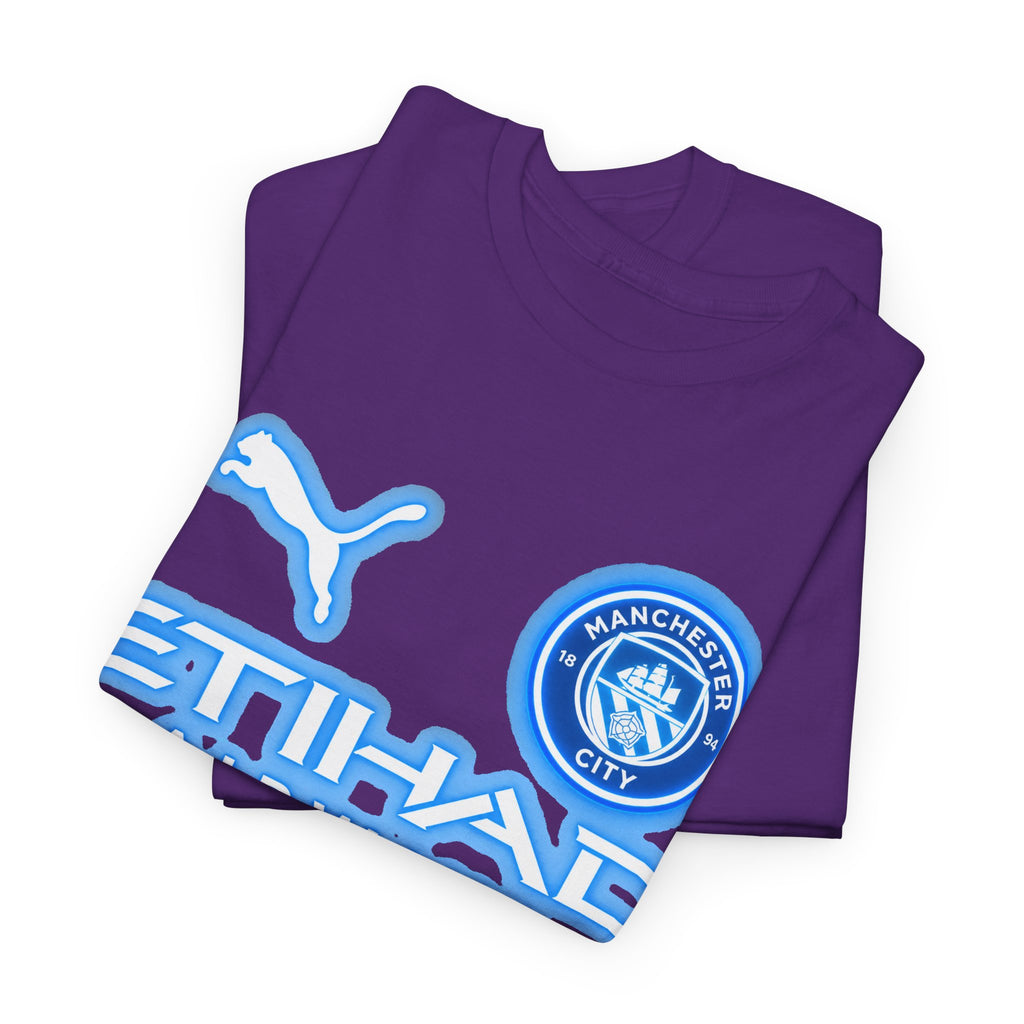 Manchester City Inspired Etihad Airways Logo Tee