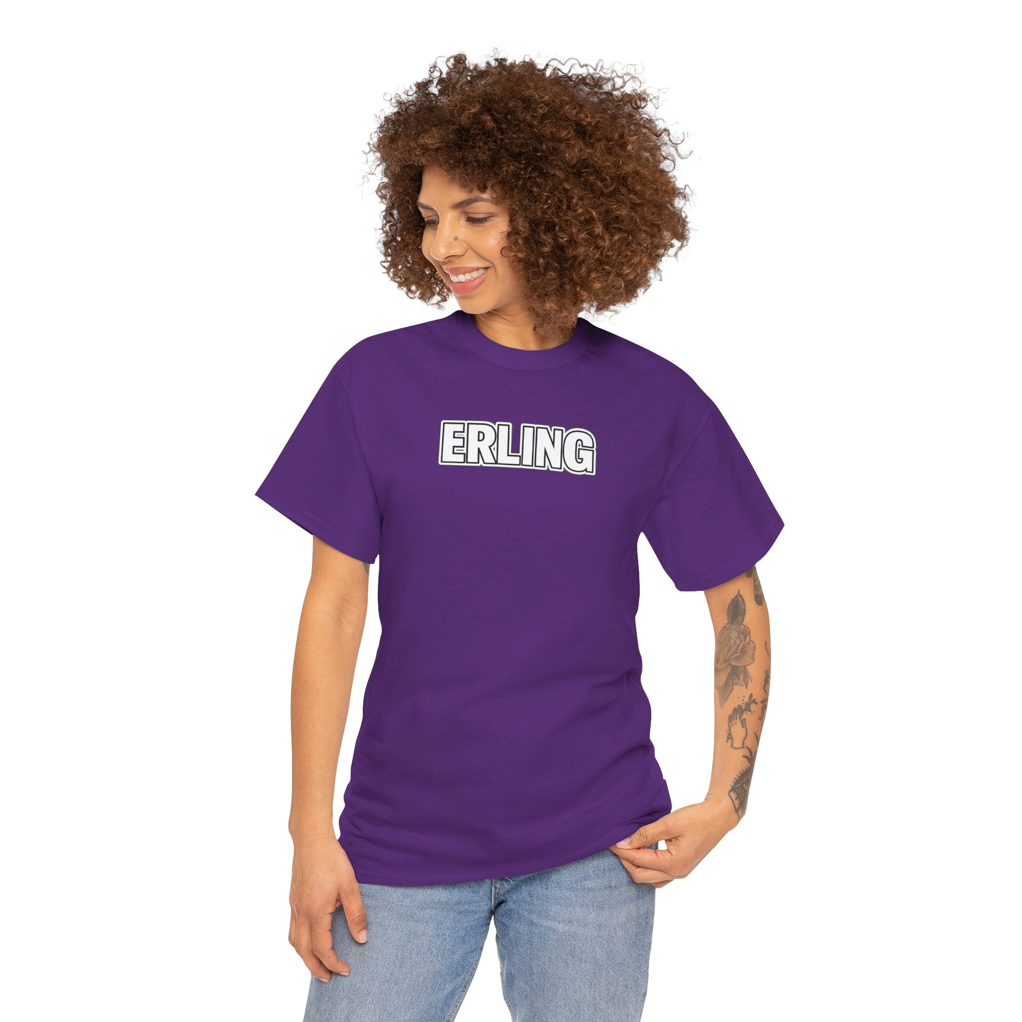 Erling Haaland Name Tee — Personalized Minimalist T-Shirt