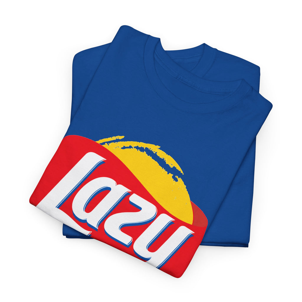 Lazy Logo T‑Shirt — Retro Snack-Inspired Graphic Tee