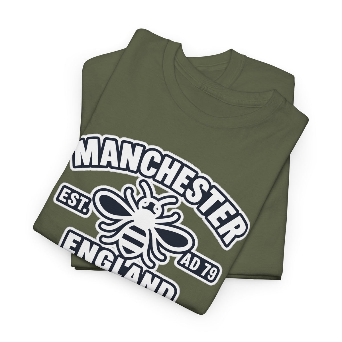 Manchester Bee Cotton T-Shirt – Established 1979 England Graphic Tee