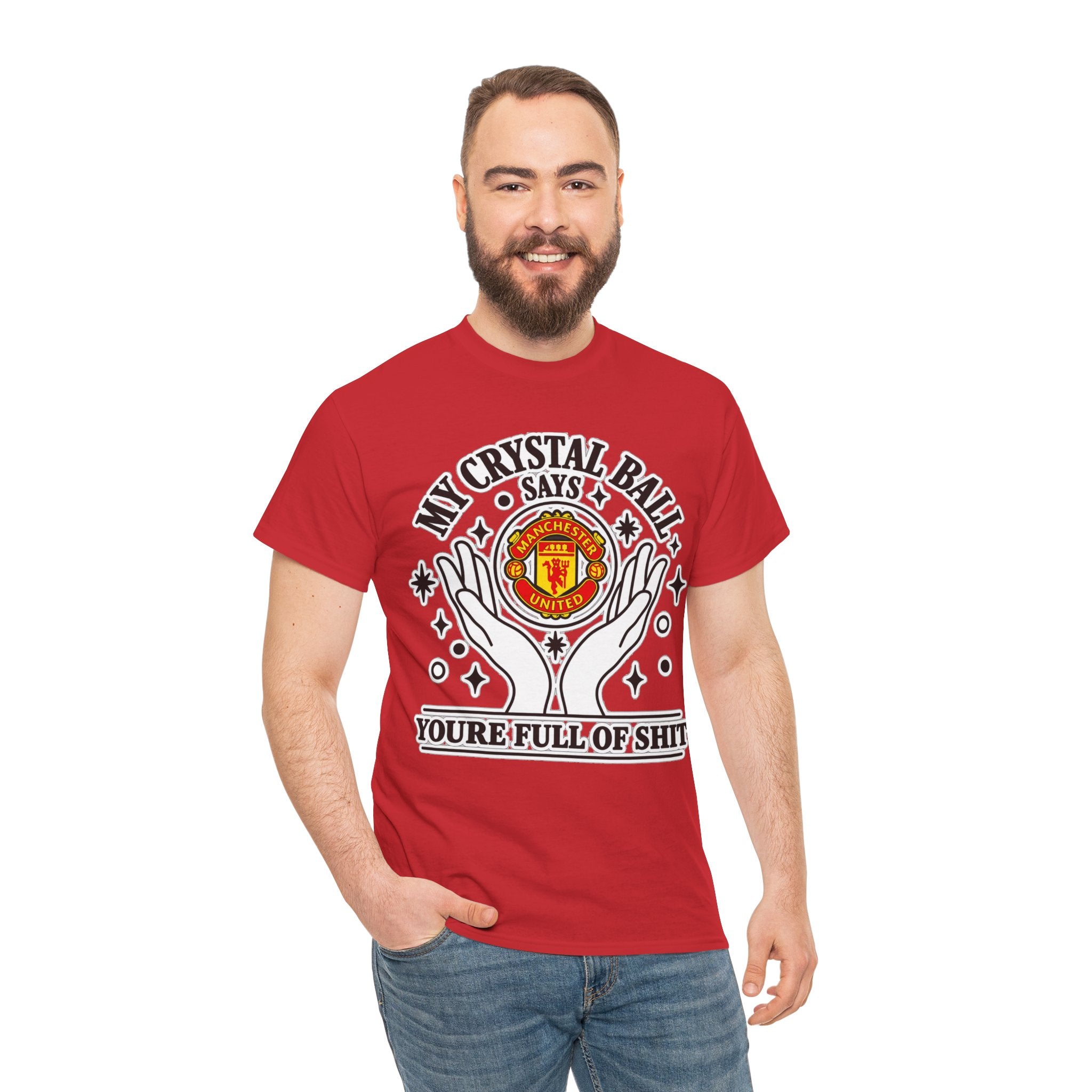 Crystal Ball Tee — “My Crystal Ball Says You’re Full of Shit” Graphic T‑Shirt