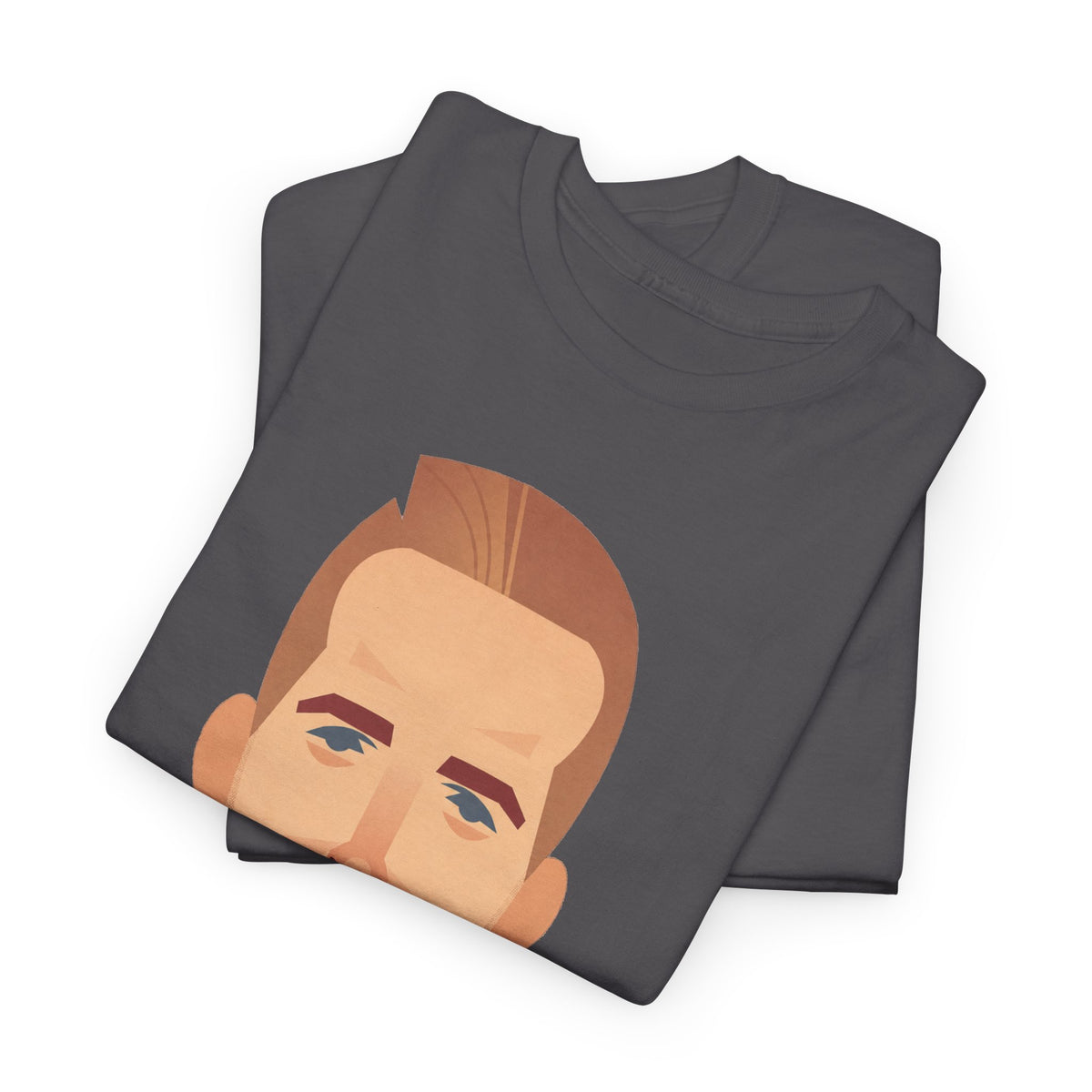 Harry Kane England Caricature Portrait Tee — Minimal Male Face Graphic Cotton T-Shirt