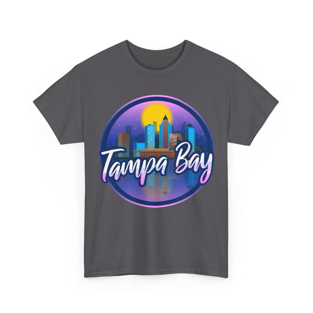 Tampa Bay Skyline T-Shirt — Retro Sunset Cityscape Tee