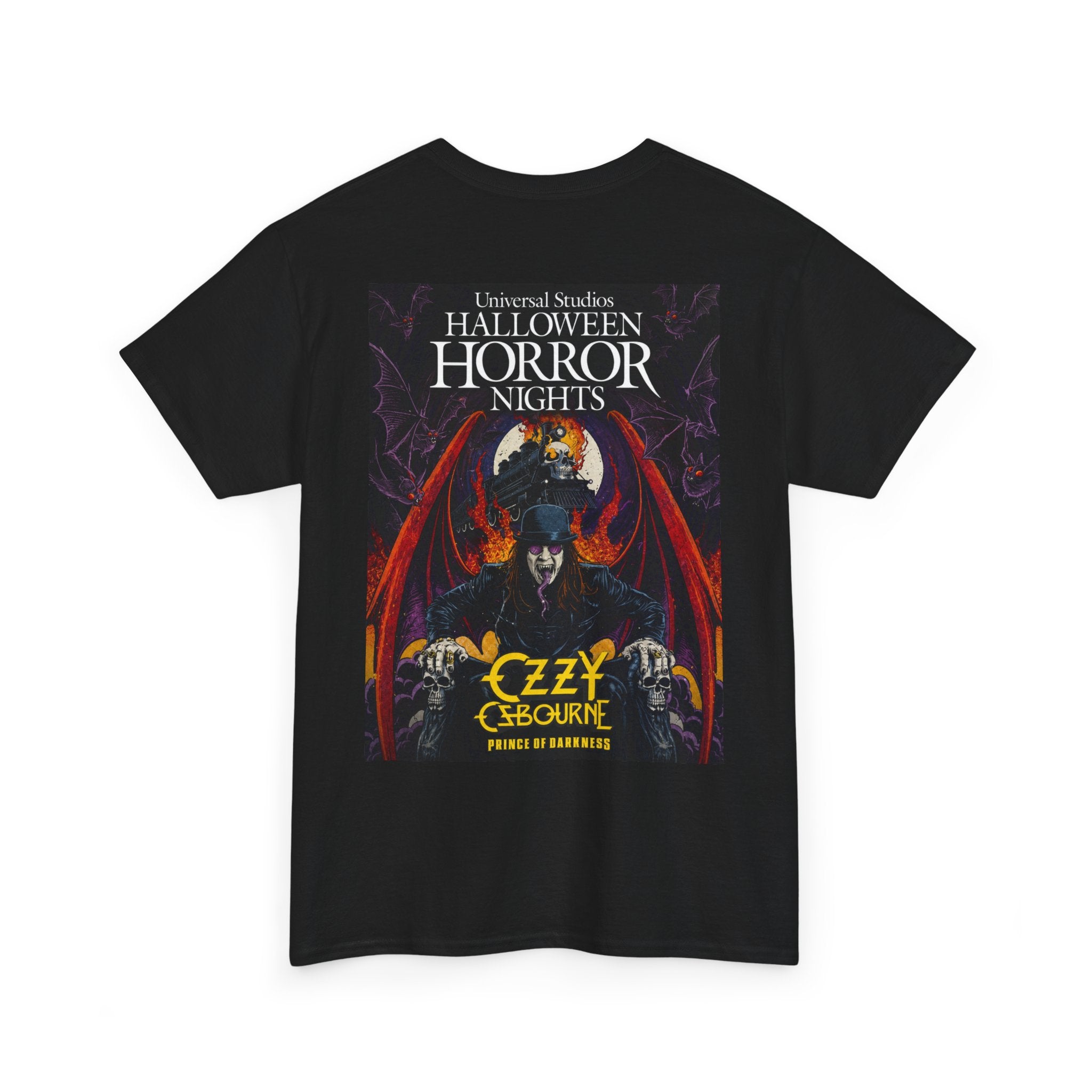 Ozzy Osbourne Halloween Horror Nights Tee — "Shh" Graphic Band T‑Shirt